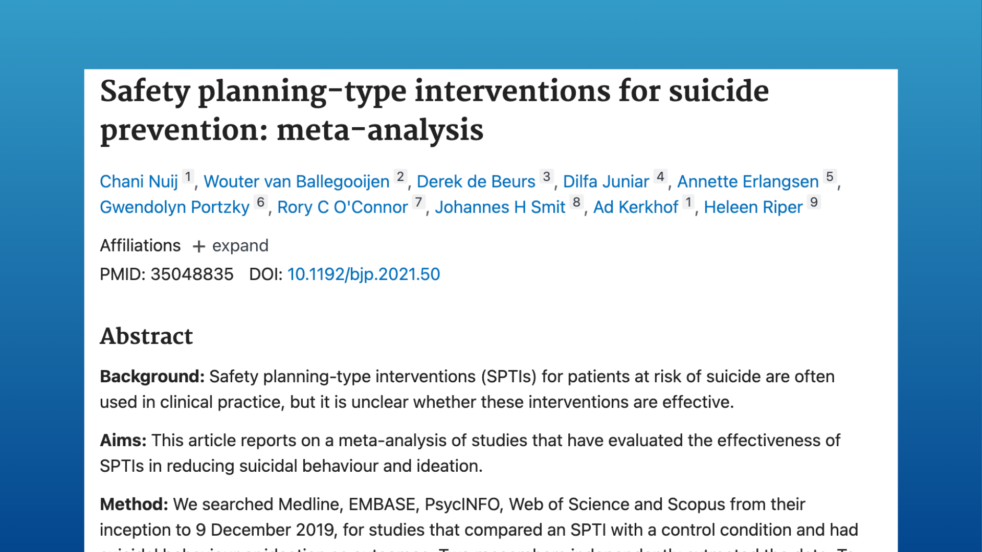 Safety Planning Nuiji